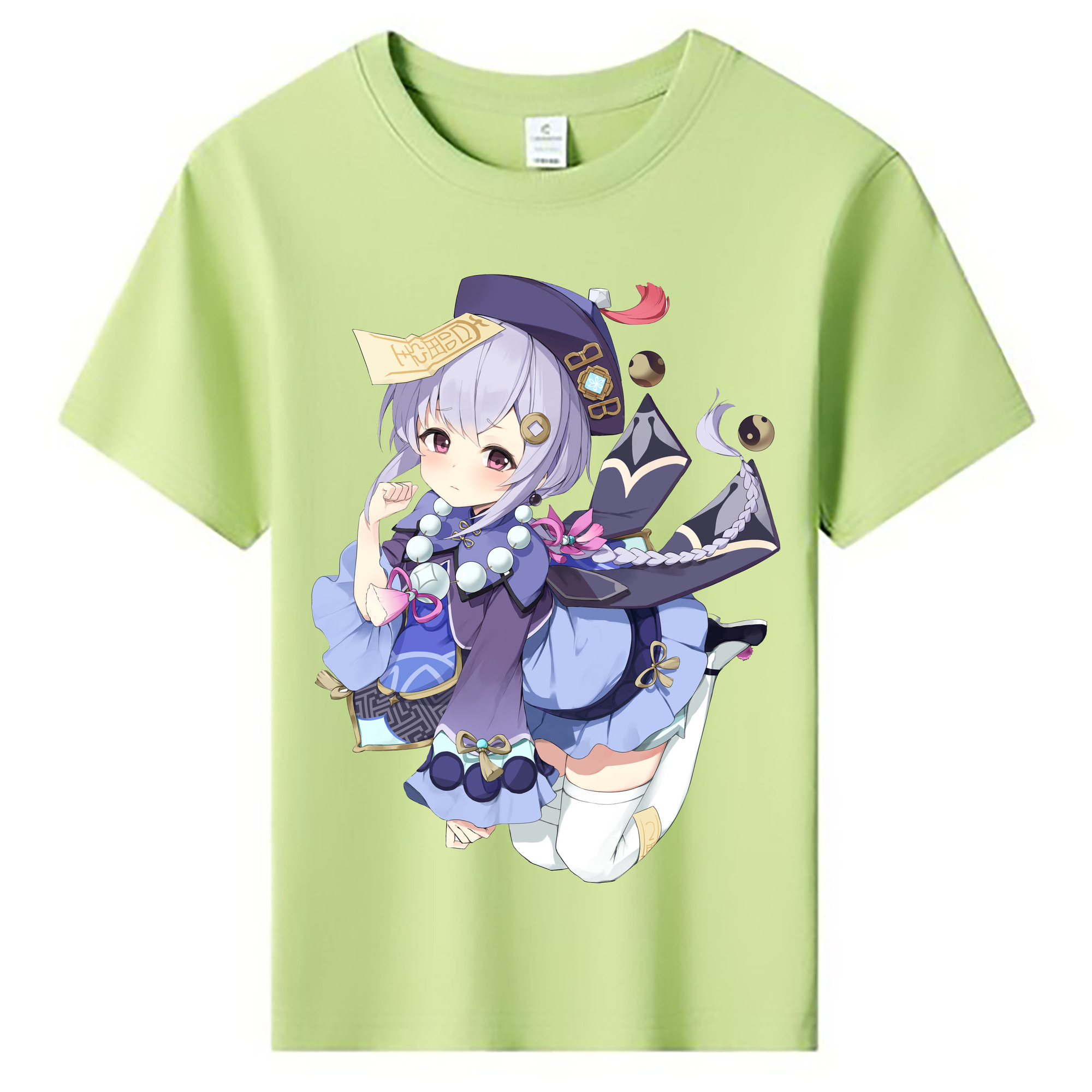 げんし神 七七 なな  genshin Nana 綿100％キッズTシャツ（フロントプリント）